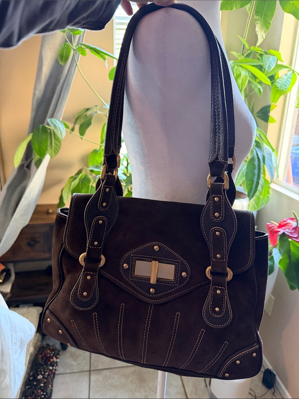 Maxx New York Brown Shoulder Bag